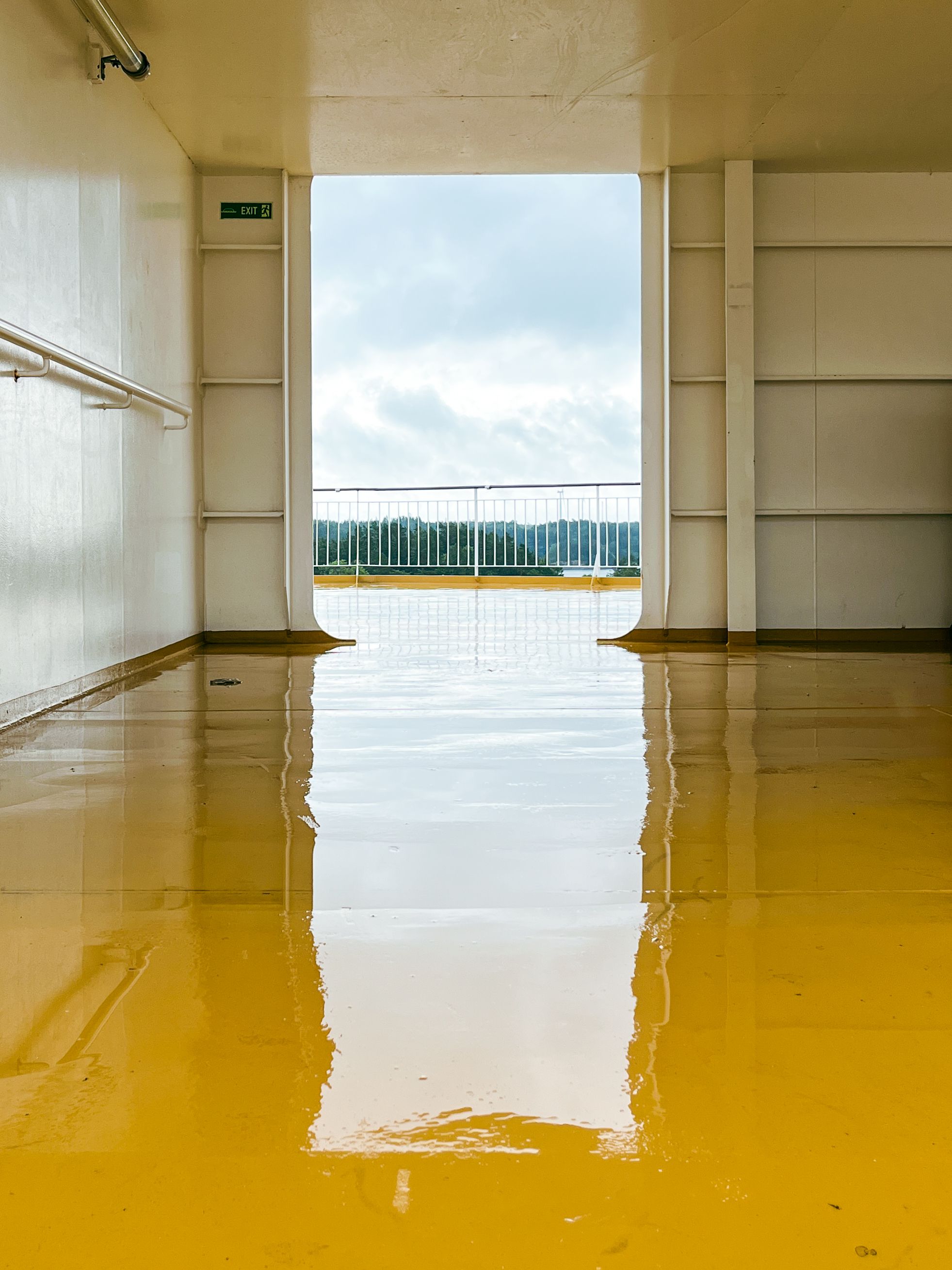 Garage floor epoxy coating Brantford, Hamilton.